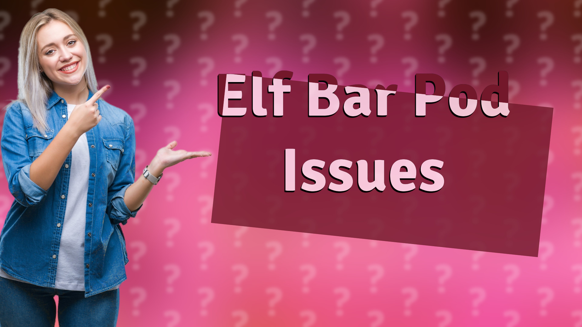 Elf Bar Pod Issues