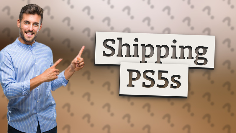 Shipping PS5s
