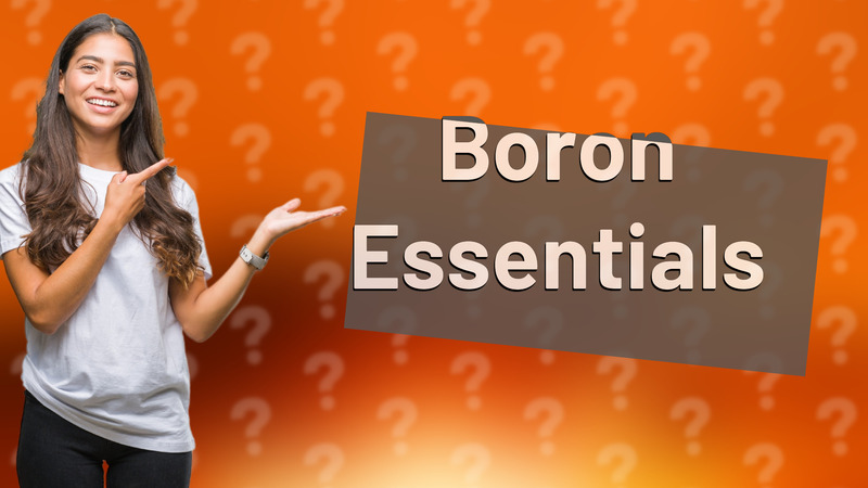 Boron Essentials