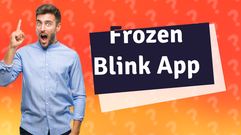 Frozen Blink App