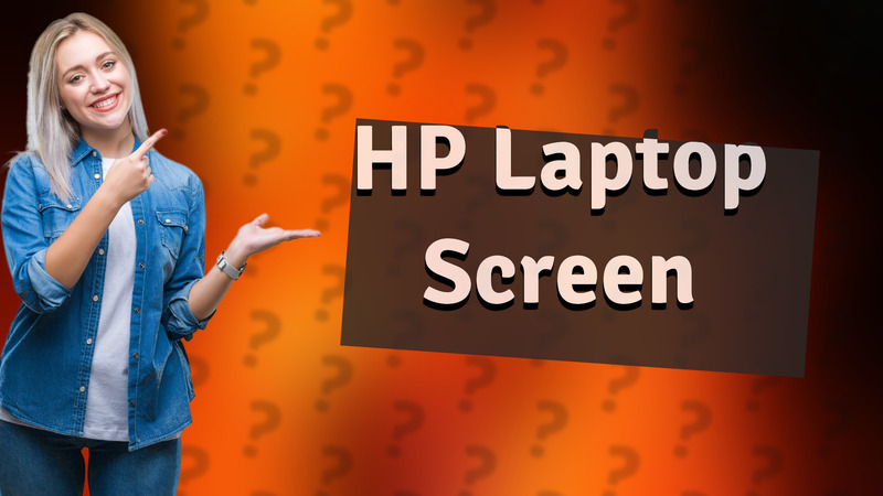 HP Laptop Screen