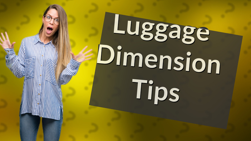 Luggage Dimension Tips