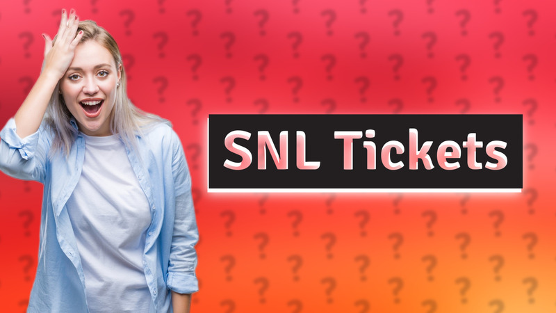 SNL Tickets