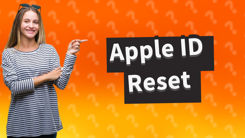 Apple ID Reset