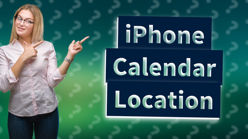 iPhone Calendar Location