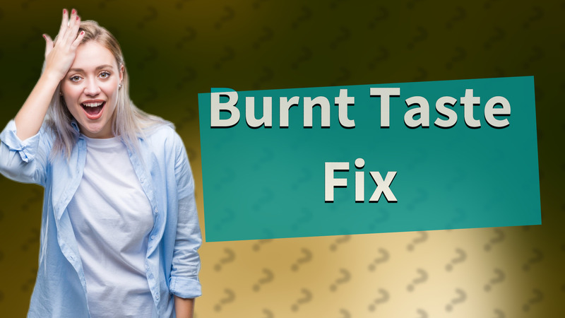 Burnt Taste Fix