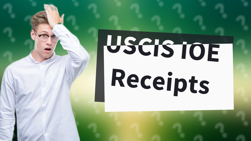 USCIS IOE Receipts