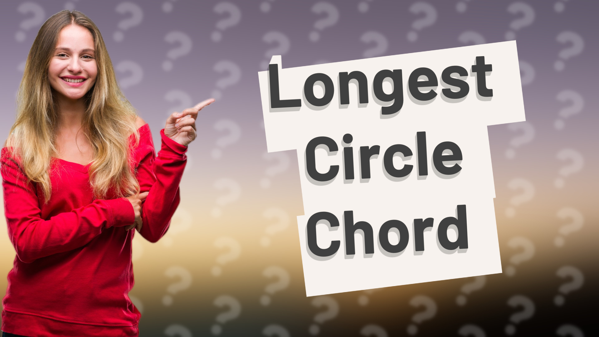 Longest Circle Chord