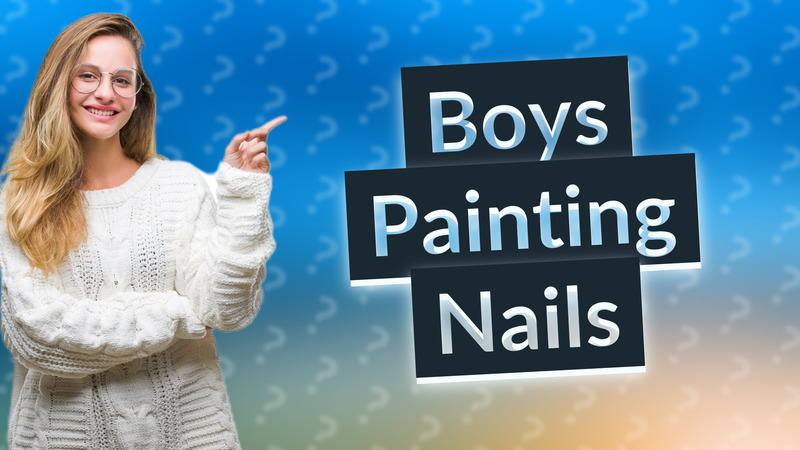 Boys Painting Nails