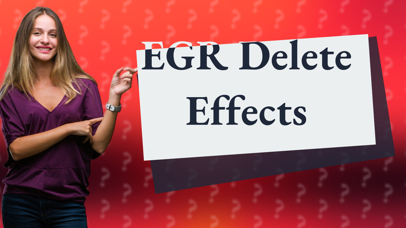 EGR Delete Effects