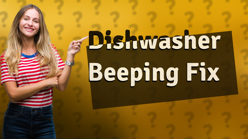 Dishwasher Beeping Fix