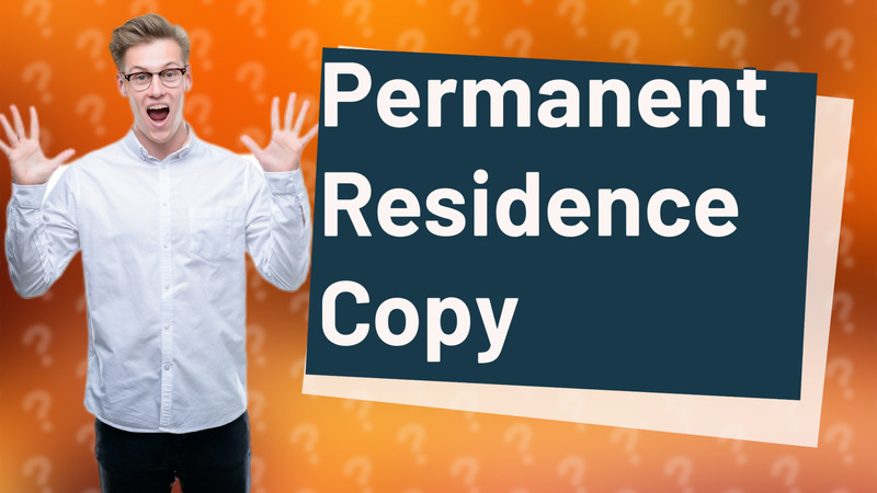 Permanent Residence Copy