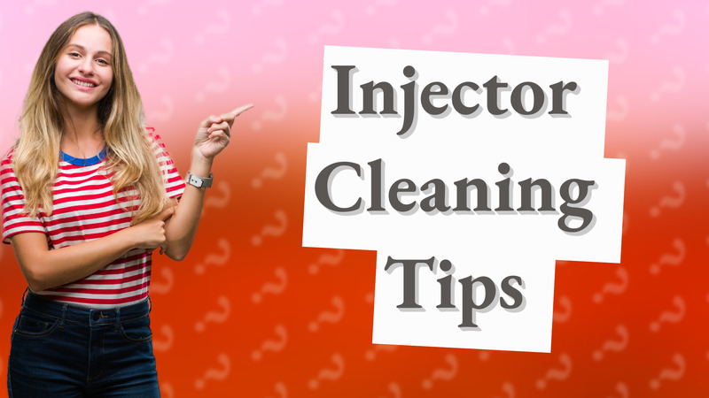 Injector Cleaning Tips