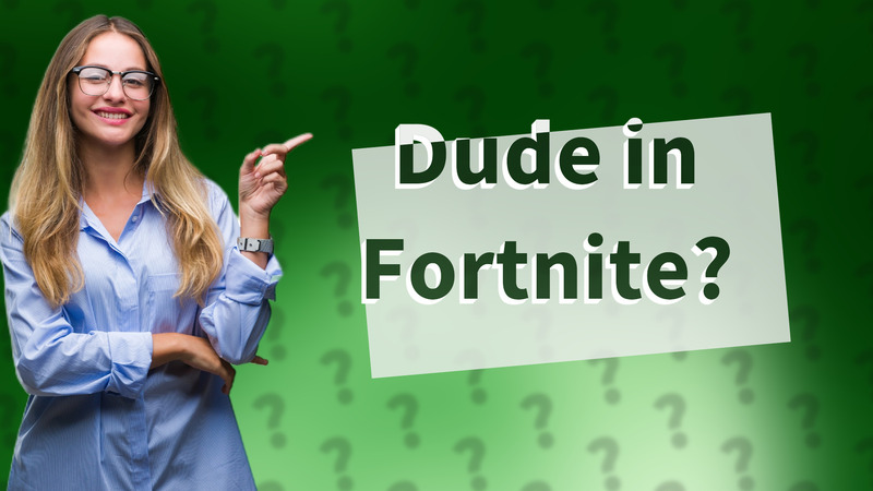 Dude in Fortnite?