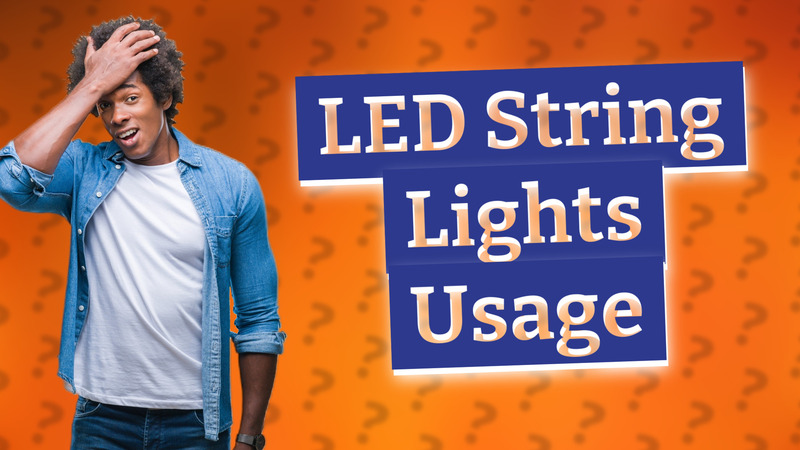 LED String Lights Usage