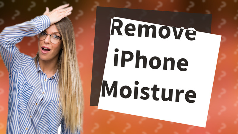 Remove iPhone Moisture