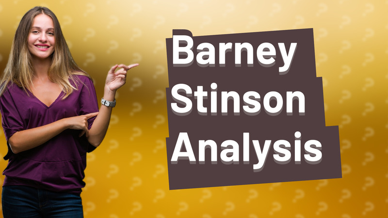 Barney Stinson Analysis