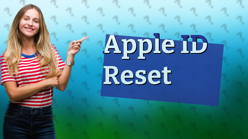 Apple ID Reset