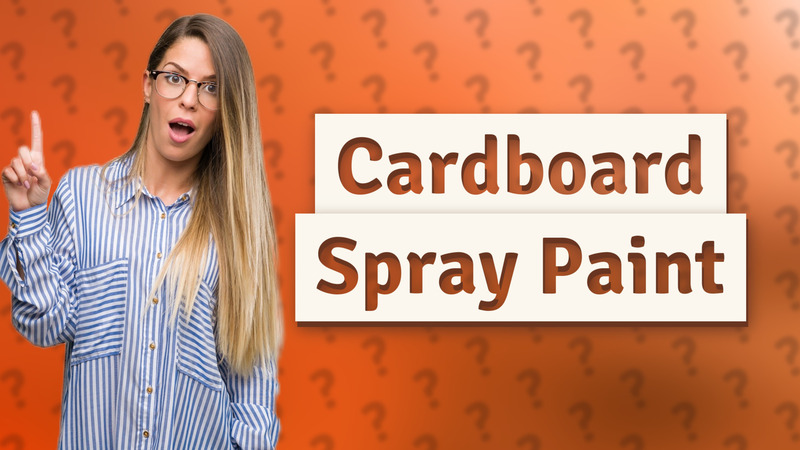 Cardboard Spray Paint