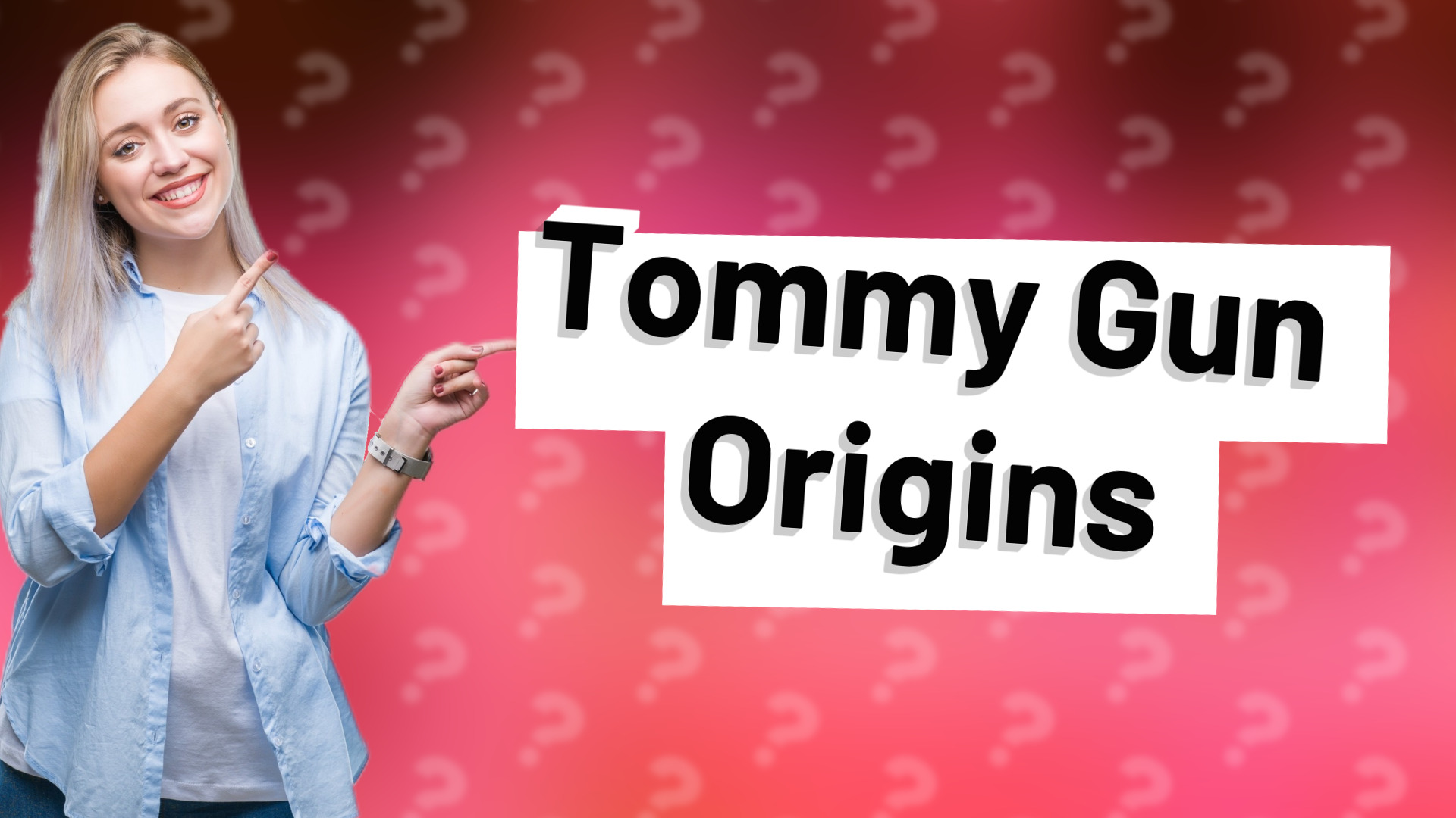 Tommy Gun Origins