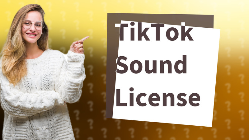 TikTok Sound License