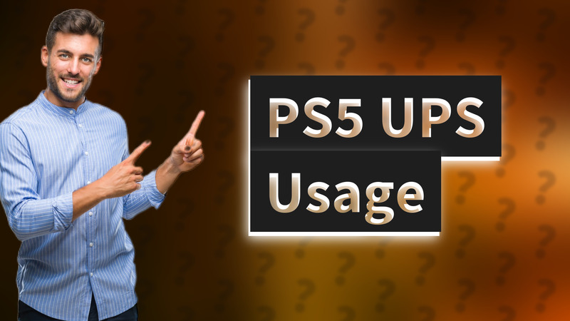 PS5 UPS Usage