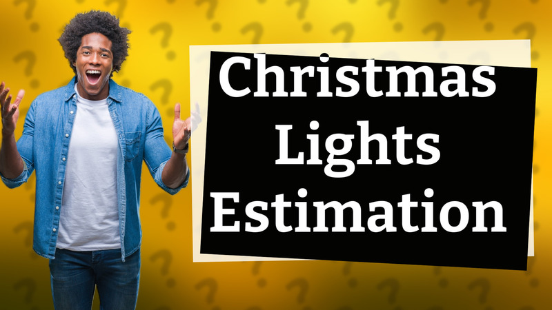 Christmas Lights Estimation