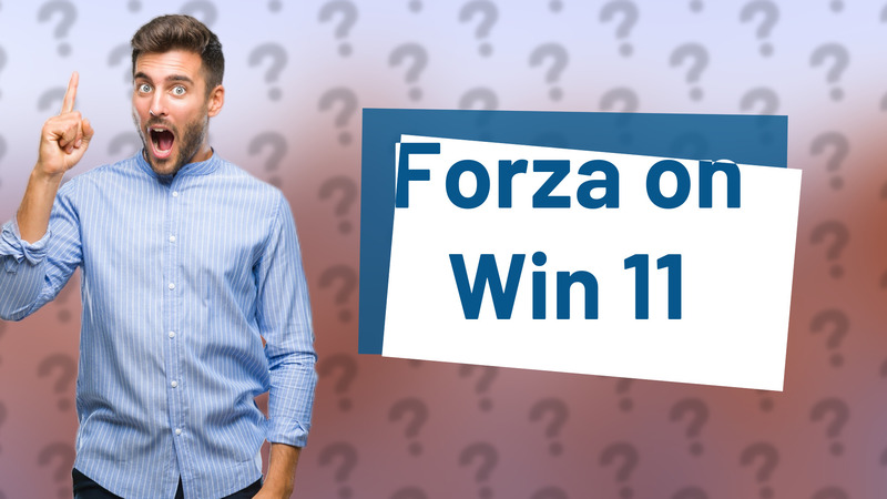 Forza on Win 11