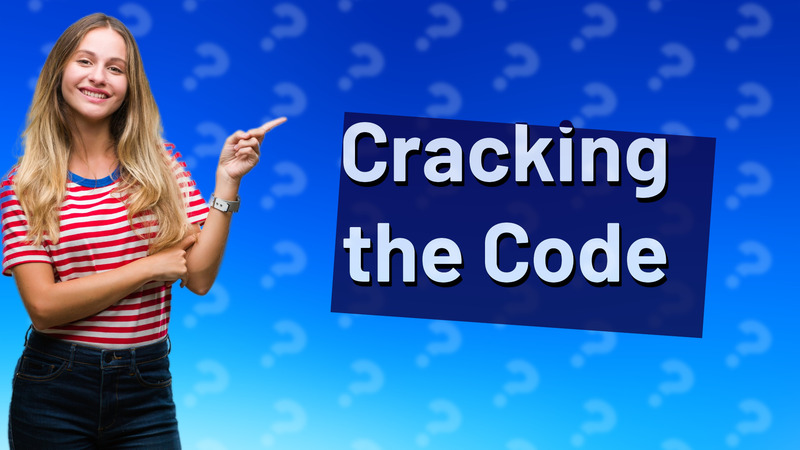 Cracking the Code