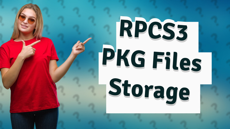 RPCS3 PKG Files Storage