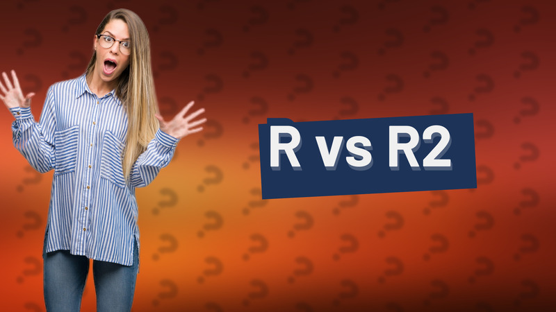 R vs R2