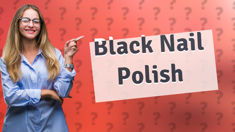 Black Nail Polish