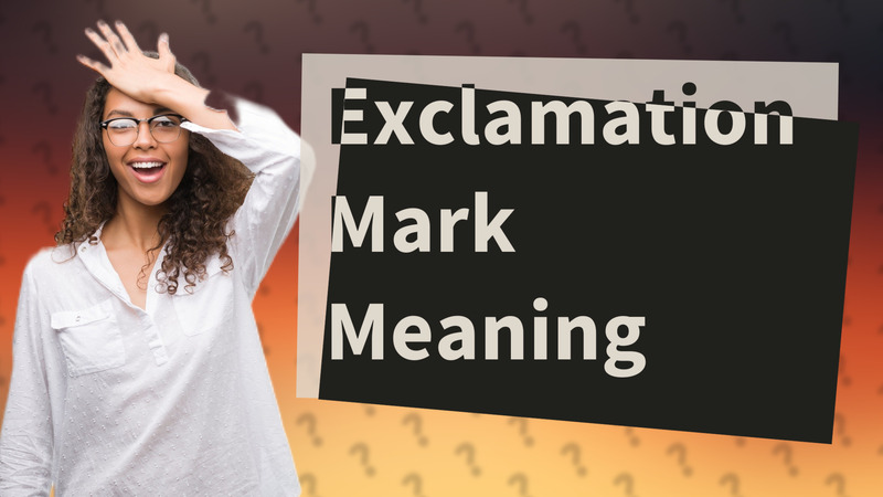 Exclamation Mark Meaning