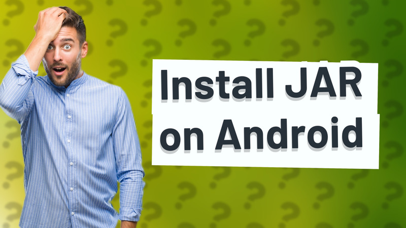 Install JAR on Android