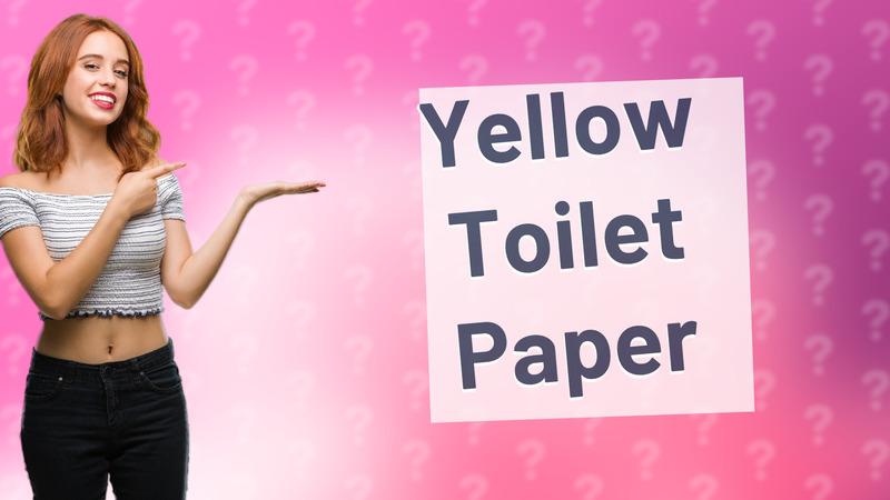 Yellow Toilet Paper