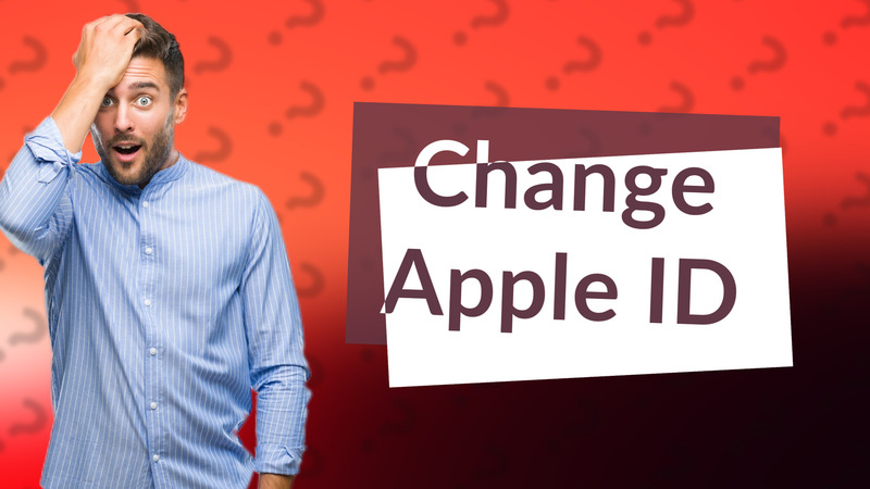 Change Apple ID