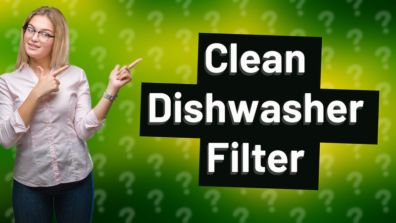 Clean Dishwasher Filter