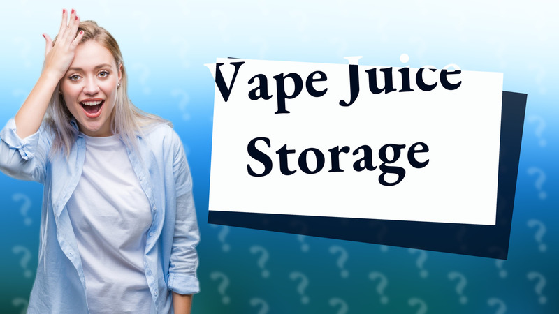 Vape Juice Storage