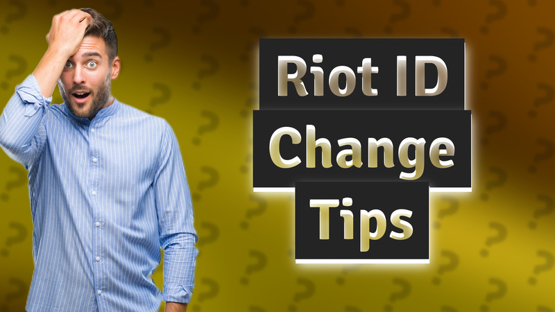 Riot ID Change Tips