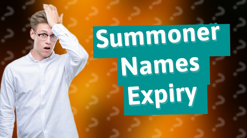 Summoner Names Expiry