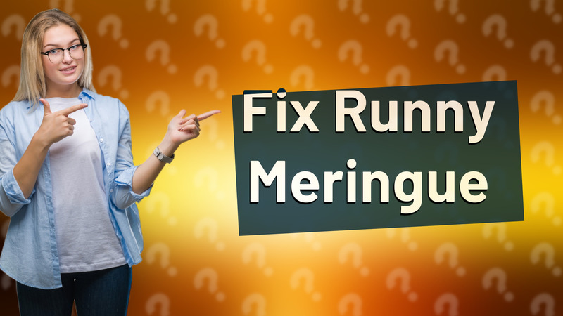 Fix Runny Meringue