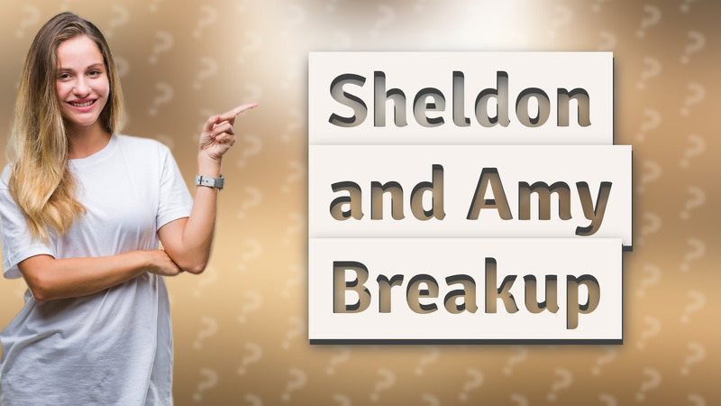 Sheldon and Amy Breakup