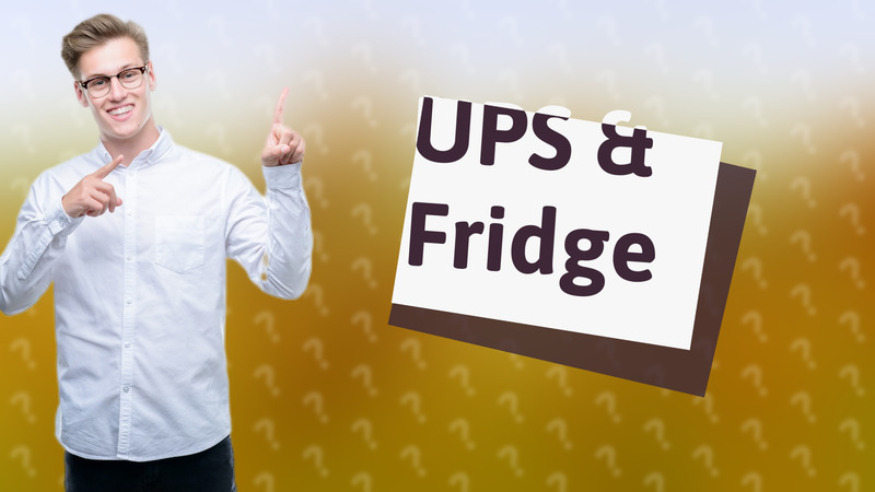 UPS & Fridge