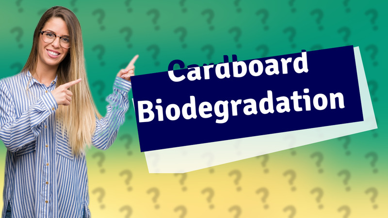 Cardboard Biodegradation