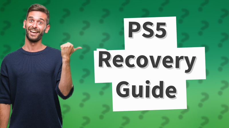 PS5 Recovery Guide