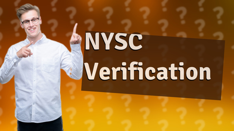NYSC Verification