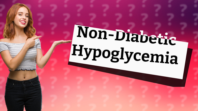 Non-Diabetic Hypoglycemia