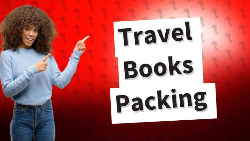 Travel Books Packing