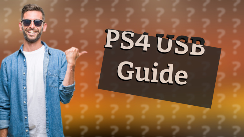 PS4 USB Guide