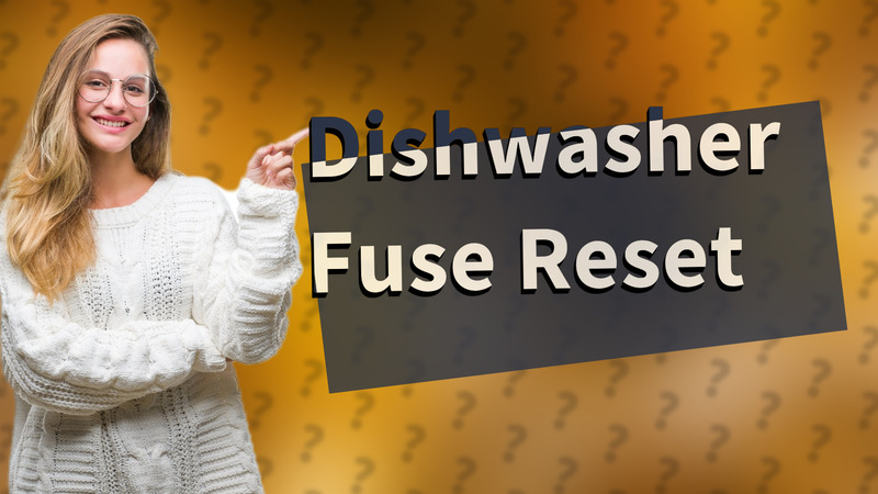 Dishwasher Fuse Reset